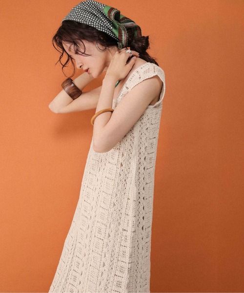 en CAnAF ワンピース クロシェ 前後2WAY ワンピース : ZOZOTOWN Yahoo