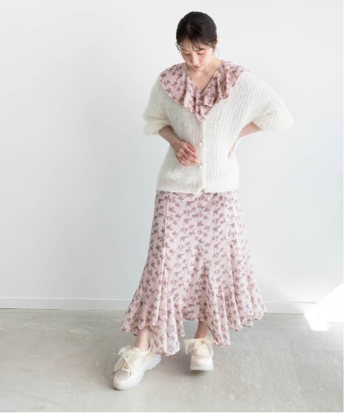 【新品未使用】RANDA シフォンリボンハート刺繍 スニーカー HEART COLLECTION】シフォンリボンハート刺繍スニーカーRANDA