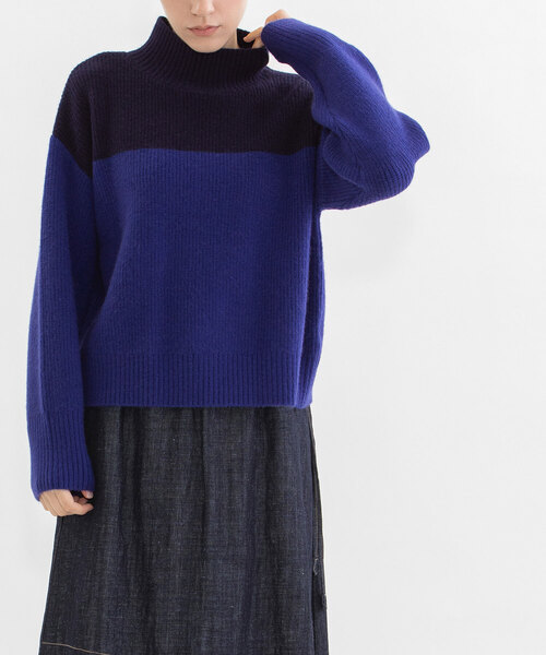 い*ぴ様 SALE! Noble ニートセーター セール】[NUMERALS]ZIPコンフォートニット（ニット/セーター