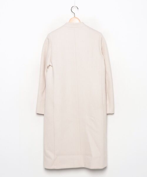 IENA（イエナ） ノーカラーコート 38 ホワイト レディース : ZOZOTOWN