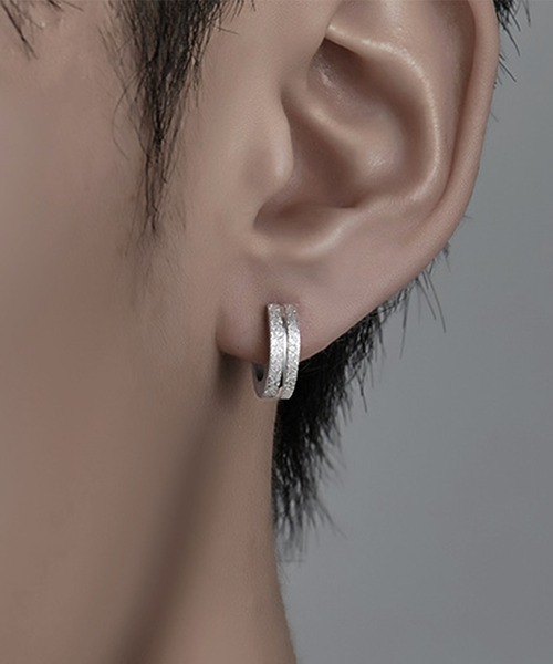 SBG by 7JEWELRY アレルギー対応 ピアス SBG グリッターラインフープ