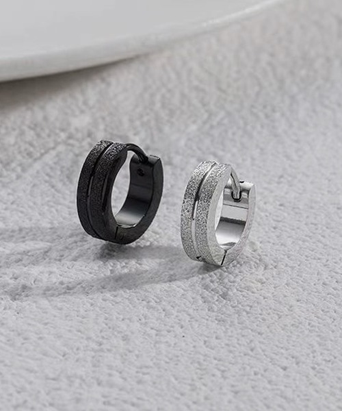 SBG by 7JEWELRY アレルギー対応 ピアス SBG グリッターラインフープ