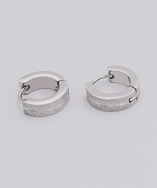 SBG by 7JEWELRY アレルギー対応 ピアス SBG グリッターラインフープ