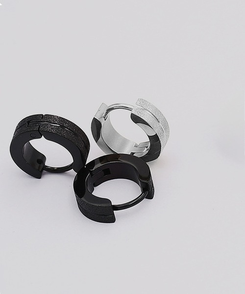 SBG by 7JEWELRY アレルギー対応 ピアス SBG グリッターラインフープ