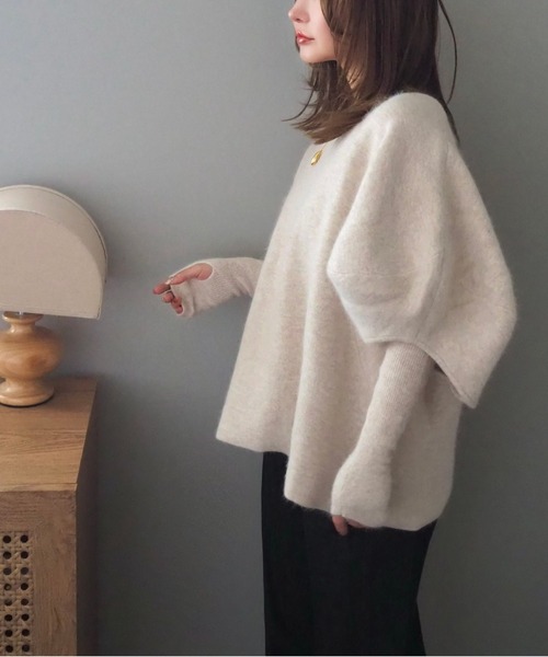 ニット セーター knit hand warmer 2set /ドルマンスリーブ ハンド ニット セーター knit hand warmer 2set /ドルマンスリーブ ハンド