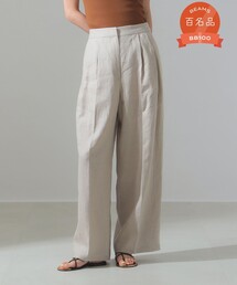 Demi-Luxe BEAMS スラックス パンツ 「ビームスの百名品」リネン