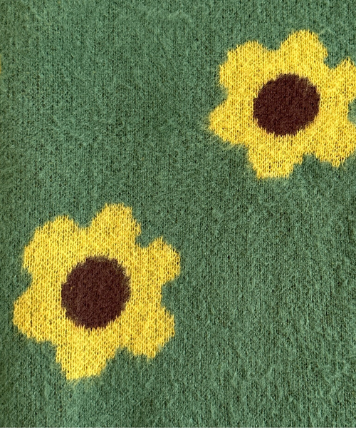 「kutir」 ニットカーディガン FREE グリーン レディース_画像7