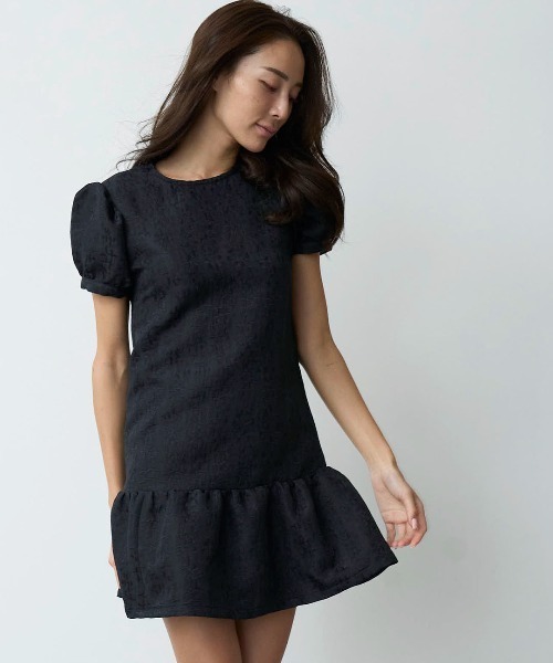 mikomori ワンピース PUFF SLEEVE OP : ZOZOTOWN Yahoo!店