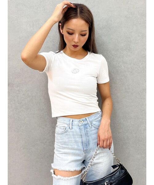 tシャツ ダブルジェルプリントブリーチTシャツ レディース ダブルジェルプリントブリーチTシャツ – ANNA SUI NYC