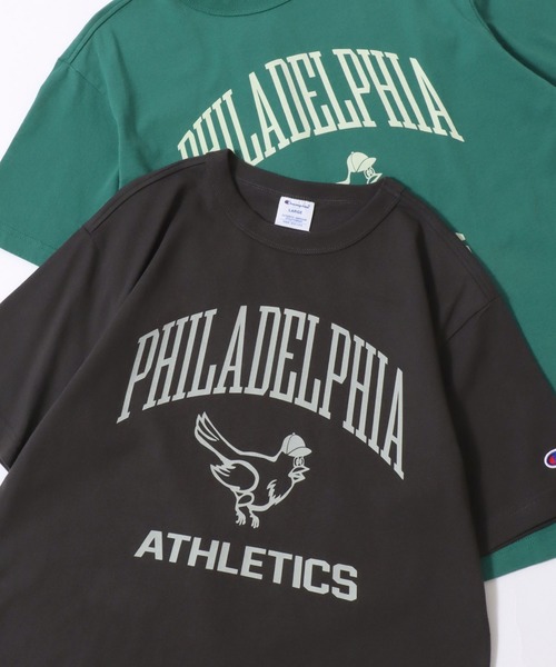 Champion（チャンピオン） tシャツ コットンUSA カレッジロゴプリント
