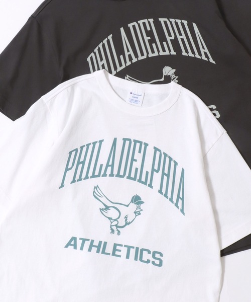 Champion（チャンピオン） tシャツ コットンUSA カレッジロゴプリント