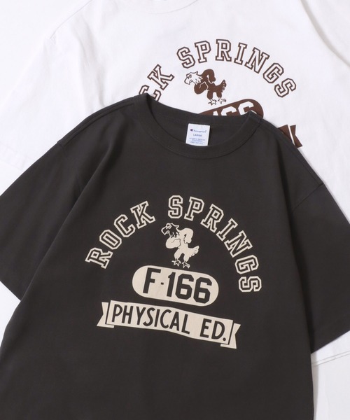 Champion（チャンピオン） tシャツ コットンUSA カレッジロゴプリント