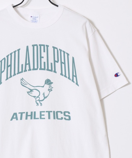 Champion（チャンピオン） tシャツ コットンUSA カレッジロゴプリント