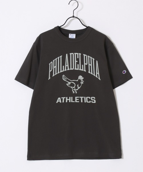 Champion（チャンピオン） tシャツ コットンUSA カレッジロゴプリント