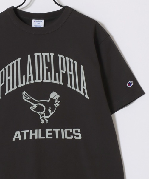 Champion（チャンピオン） tシャツ コットンUSA カレッジロゴプリント