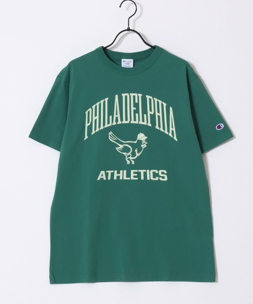 Champion（チャンピオン） tシャツ コットンUSA カレッジロゴプリント