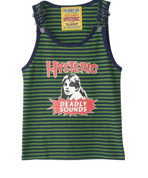 HYSTERIC オレンジ タンクトップ キャミソール HYSTERIC GLAMOUR キャミソール DEADLY SOUNDS タンクトップ