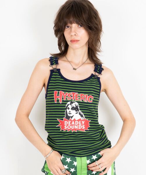 【値下げ中】hysteric glamour タンクトップ キャミソール HYSTERIC GLAMOUR キャミソール DEADLY SOUNDS タンクトップ