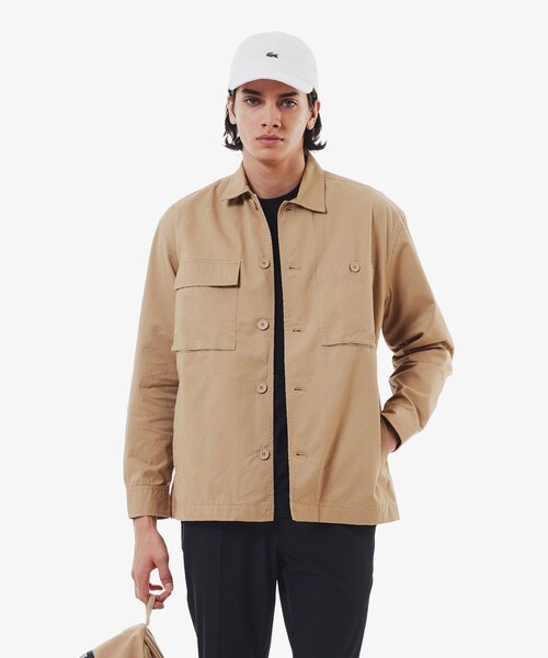 LACOSTE（ラコステ） シャツ コットンツイルワークシャツジャケット