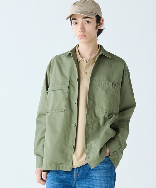 LACOSTE（ラコステ） シャツ コットンツイルワークシャツジャケット