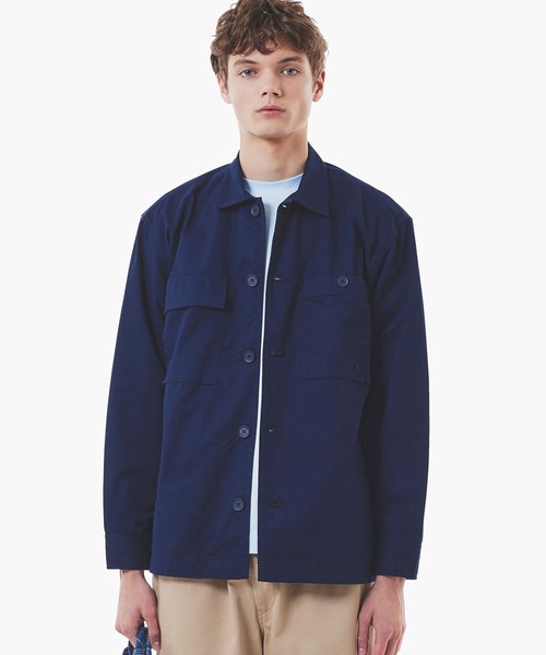 LACOSTE(ラコステ) シャツ コットンツイルワークシャツジャケット LACOSTE(ラコステ) シャツ コットンツイルワークシャツジャケット
