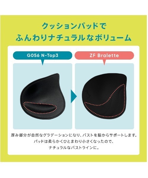 Sloggi ブラジャー スロギー ゼロフィール ブラレット「S，M，Lサイズ