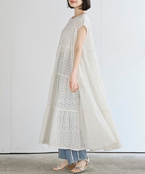 r・p・s ワンピース フレンチスリーブシフリワンピース