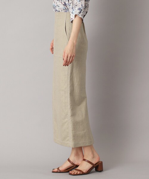 【PLEATS PLEASE】ウエストゴム スリット タイトスカート DRESSTERIOR（ドレステリア） スカート 「洗える/後ろウエストゴム