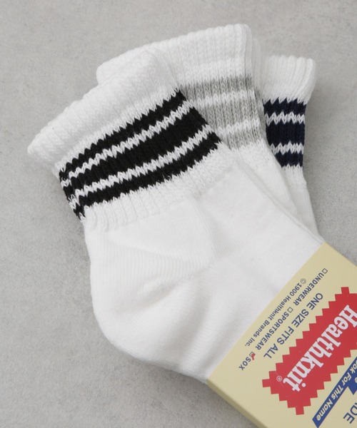 Healthknit/3本ライン ソックス アソート3足セット main image 0