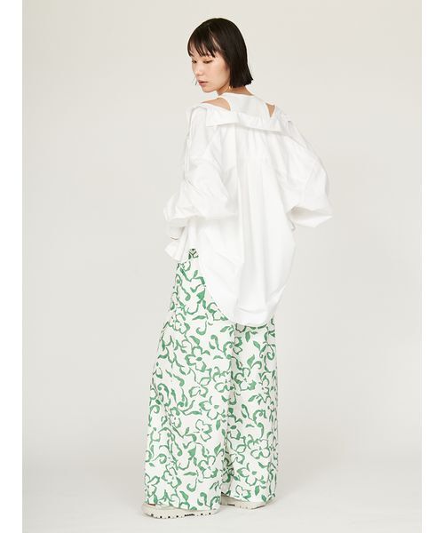 emmi パンツ アートフラワー柄パンツ レディース : ZOZOTOWN Yahoo!店