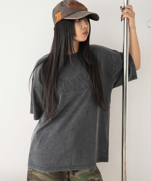WEGO tシャツ WEGO/「25年春夏新作」ヴィンテージウォッシュ