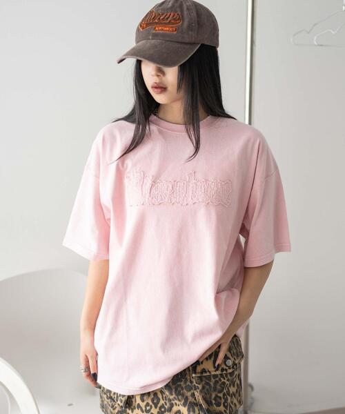 WEGO（ウィゴー） tシャツ 半袖 WEGO/ヴィンテージウォッシュ