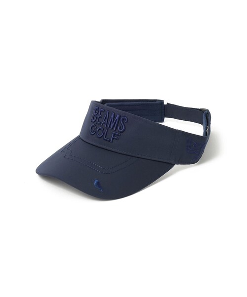 BEAMS GOLF サンバイザー 「MEN」ツアー タフタ バイザー メンズ