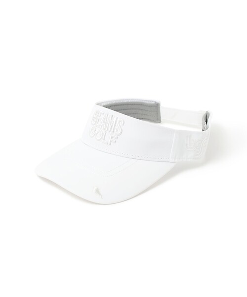 BEAMS - BEAMS GOLFサンバイザー BEAMS GOLF サンバイザー 「MEN」ツアー タフタ バイザー メンズ