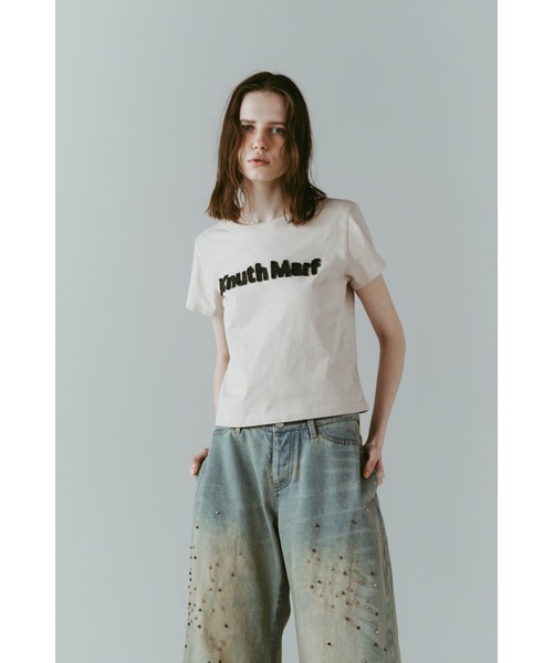 【新品未使用】Knuth Marf vintage mini Tshirt Knuth Marf（クヌースマーフ） tシャツ 「ZOZO限定」vintage mini T