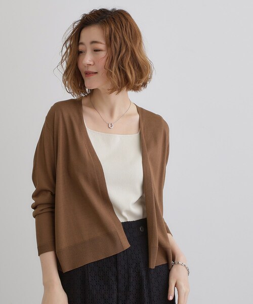 grove カーディガン 「接触冷感/UVカットetc」夏に嬉しい機能