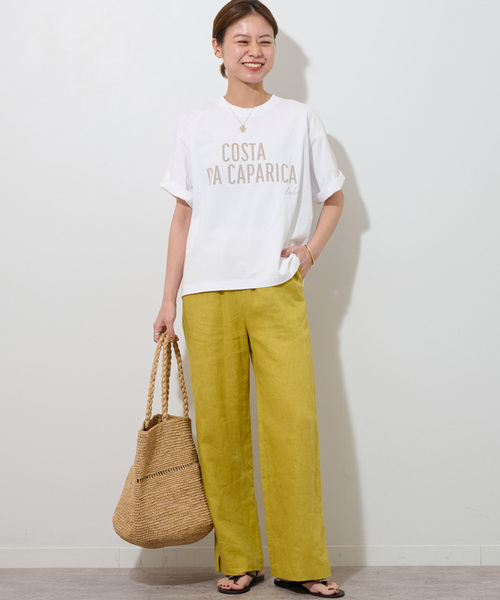 トップス JOURNAL STANDARD relume MAINTENANT TEE JOURNAL STANDARD relume tシャツ コットンアーチロゴTEE