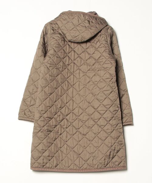 ケンケンパッパ　極美品　ラベンハム　LAVENHAM キルティングダウンベ LAVENHAM（ラベンハム） キルティングコート 40 ベージュ レディース