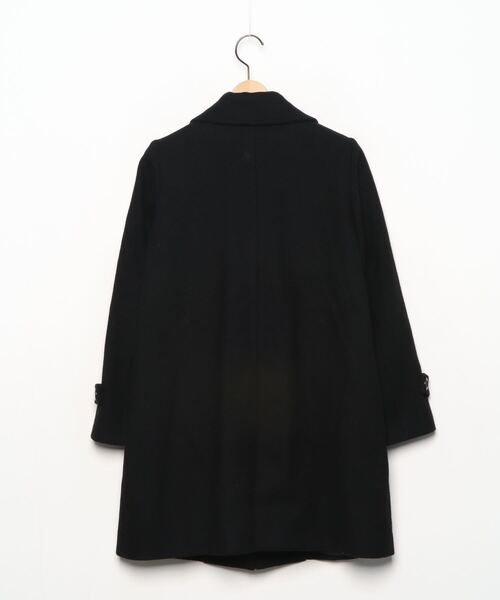 新品コート38 To ★b. by agnes b. To b. by agnes b.」 ステンカラーコート 38 ブラック レディース