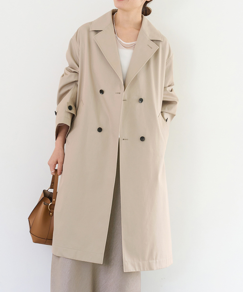 IENA」 トレンチコート 38 ベージュ レディース