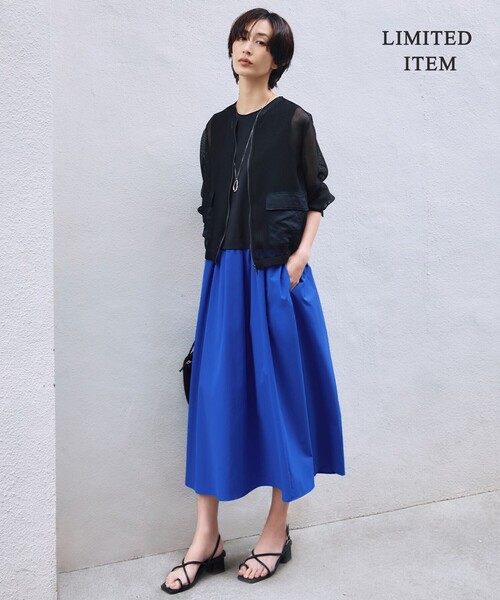 ICB（アイシービー） ワンピース RENUコンビ ノースリーブワンピース
