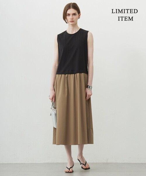 ICB（アイシービー） ワンピース RENUコンビ ノースリーブワンピース