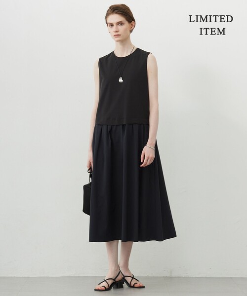 ICB（アイシービー） ワンピース RENUコンビ ノースリーブワンピース