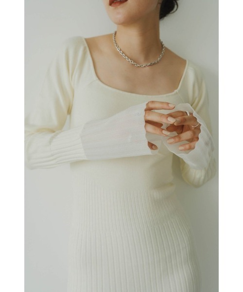 Knuth Marf（クヌースマーフ） ワンピース square neck one piece