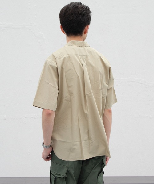 DANTON 半袖シャツ サイズ38 ベージュ　プルオーバー Danton 「DANTON」 半袖シャツ 38 ベージュ メンズ : ZOZOTOWN
