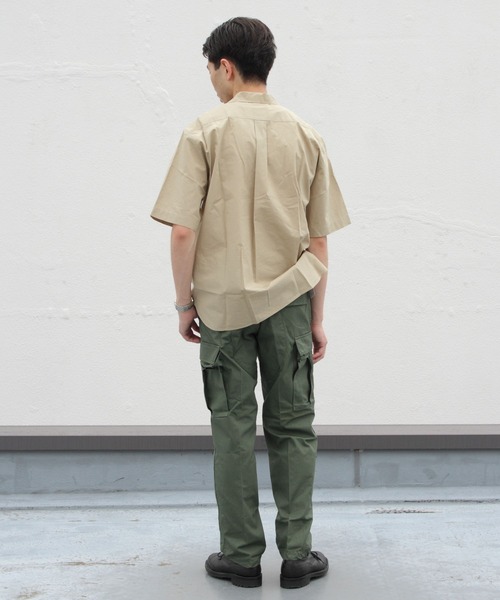 DANTON 半袖シャツ サイズ38 ベージュ　プルオーバー Danton 「DANTON」 半袖シャツ 38 ベージュ メンズ : ZOZOTOWN