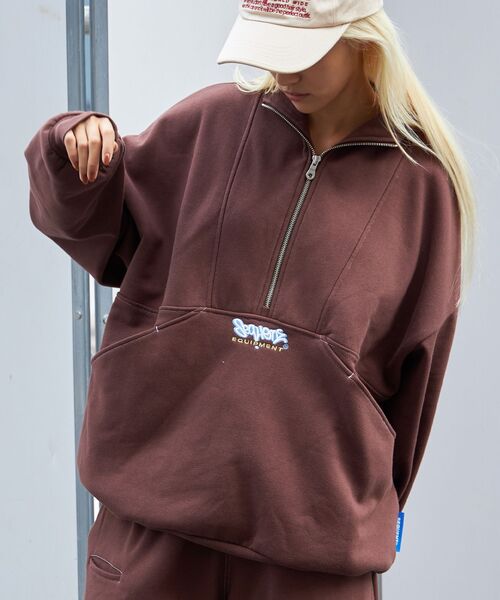 「SEQUENZ」 スウェットカットソー MEDIUM ブラック メンズ