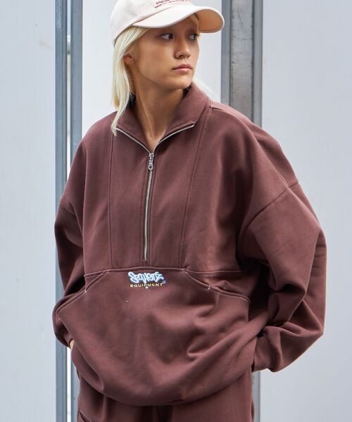 「SEQUENZ」 スウェットカットソー MEDIUM ブラック メンズ