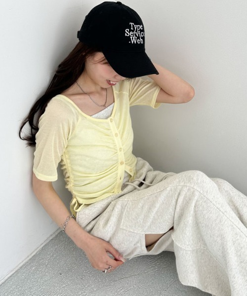 可愛いarchivio のトップス❣️ archives アンサンブル レイヤードカットSET TOPS 5S
