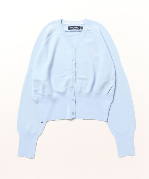 「Ray BEAMS」 「FRED PERRY」ニットカーディガン 10 ブルー系その他 レディース
